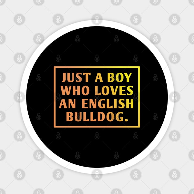 English Bulldog Magnet by BlackMeme94